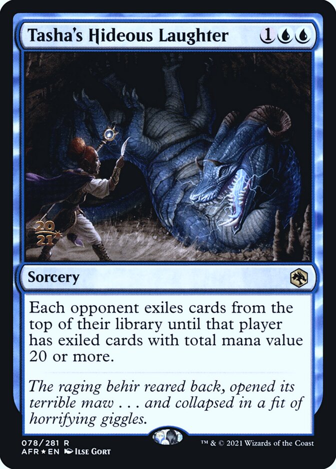 Tasha's Hideous Laughter card front
