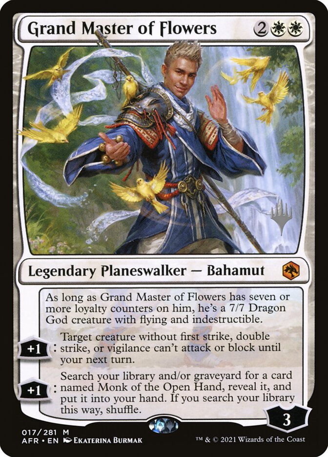 Grand Master of Flowers card front