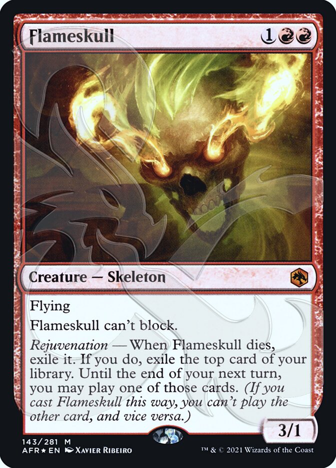 Flameskull card front