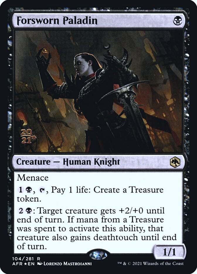 Forsworn Paladin card front