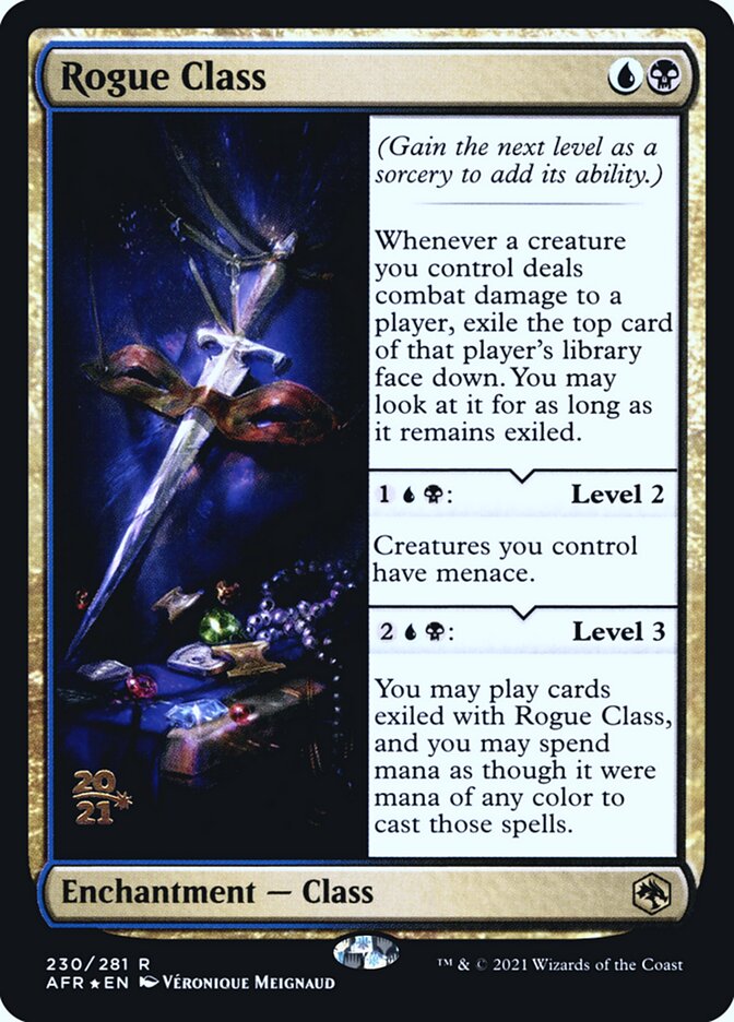 Rogue Class card front