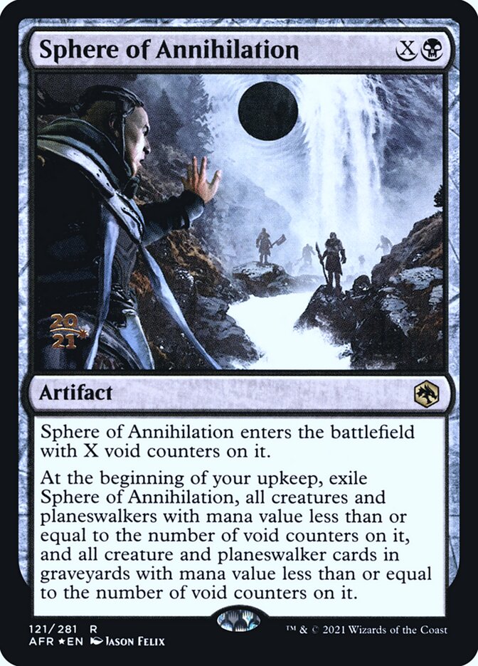 Sphere of Annihilation card front