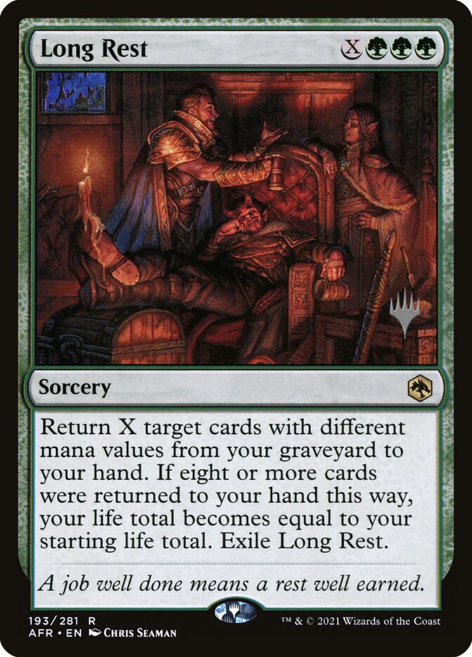 Long Rest card front