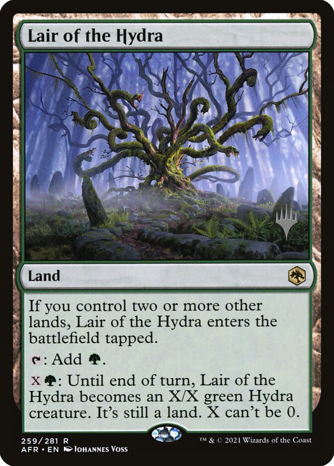 Lair of the Hydra card front