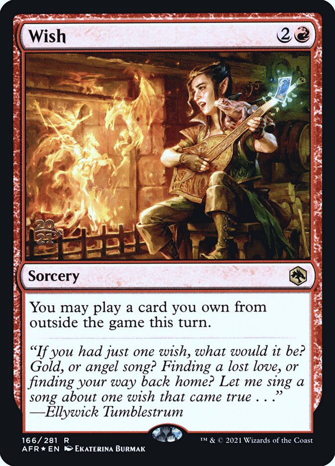 Wish card front