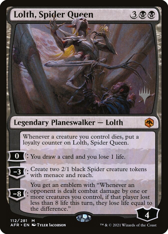 Lolth, Spider Queen card front