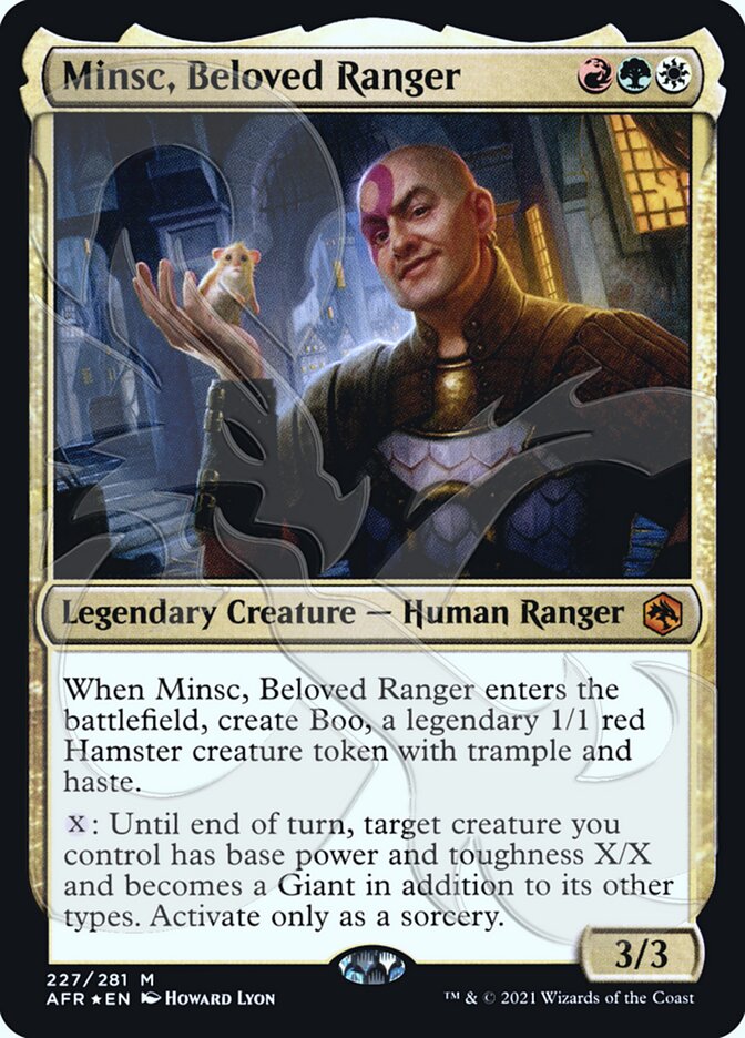 Minsc, Beloved Ranger card front