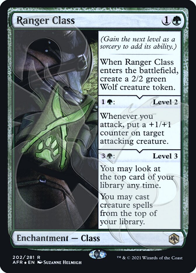 Ranger Class card front