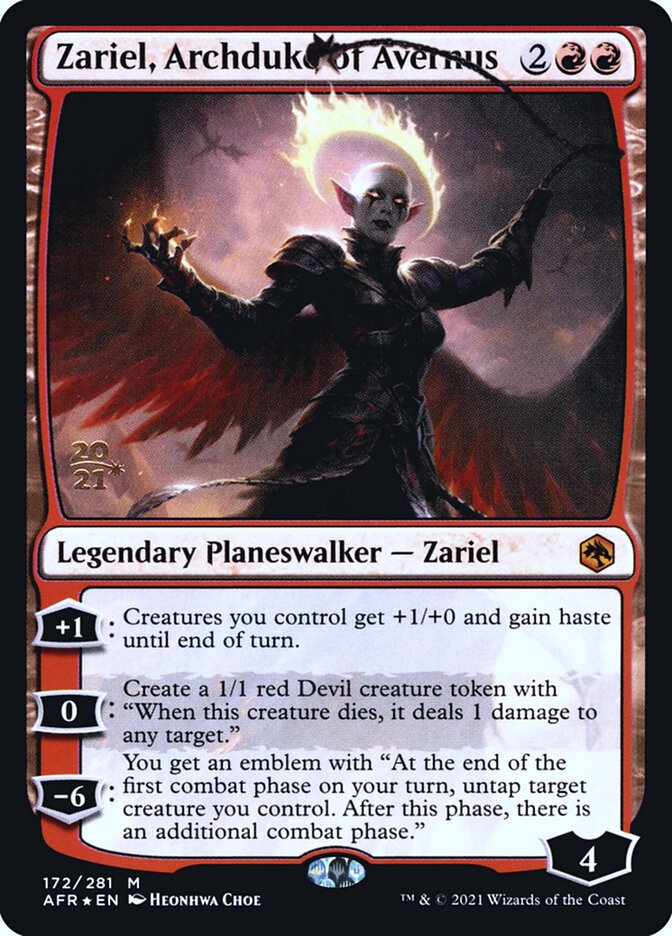 Zariel, Archduke of Avernus card front