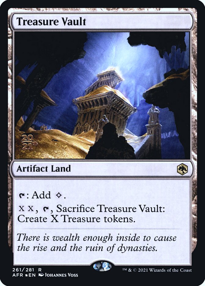 Treasure Vault card front