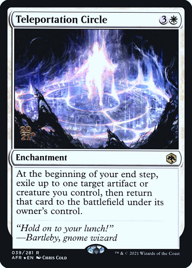 Teleportation Circle card front