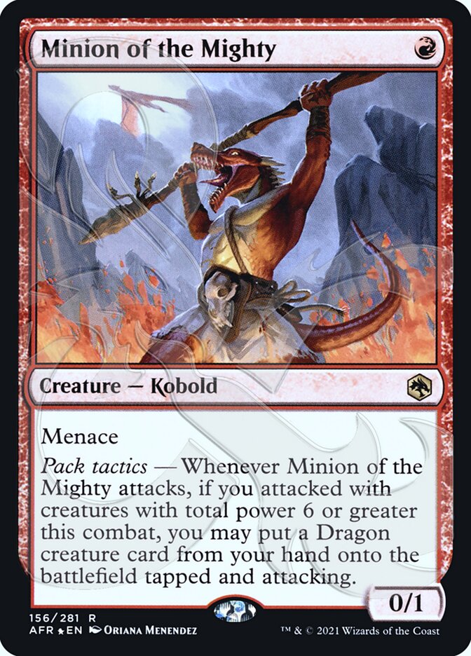 Minion of the Mighty card front