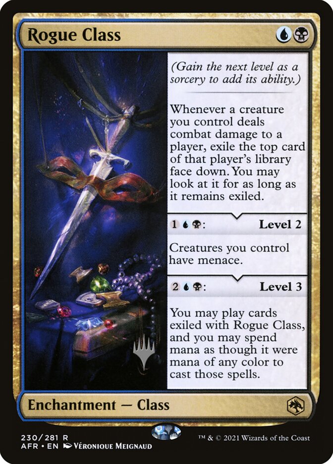 Rogue Class card front