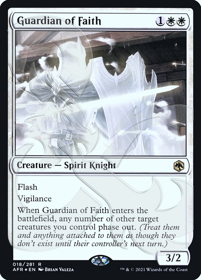 Guardian of Faith card front