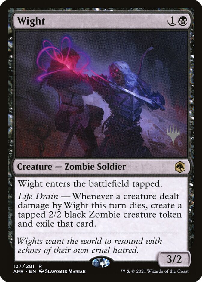 Wight card front