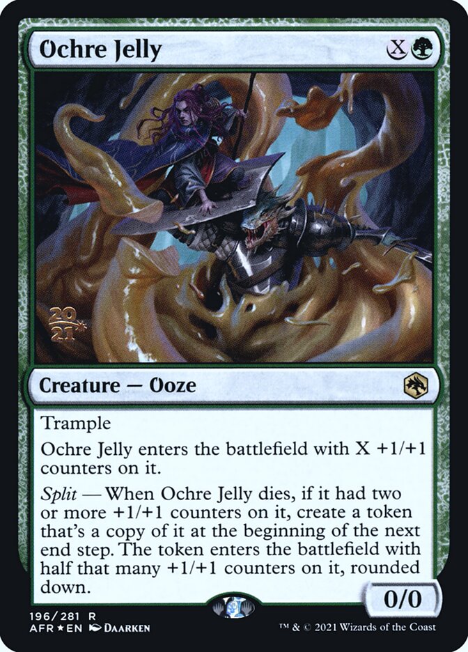 Ochre Jelly card front