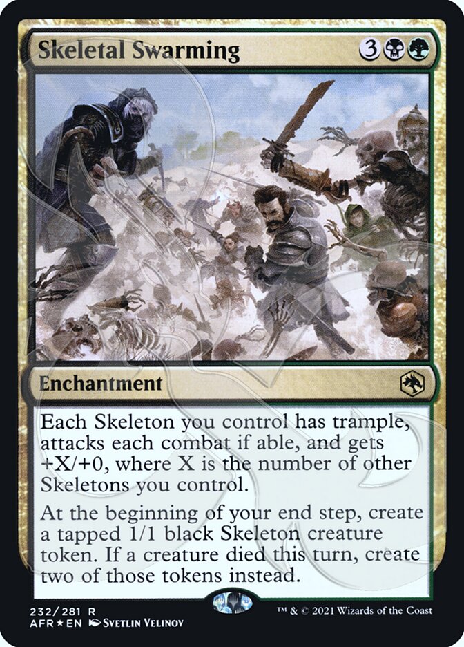Skeletal Swarming card front