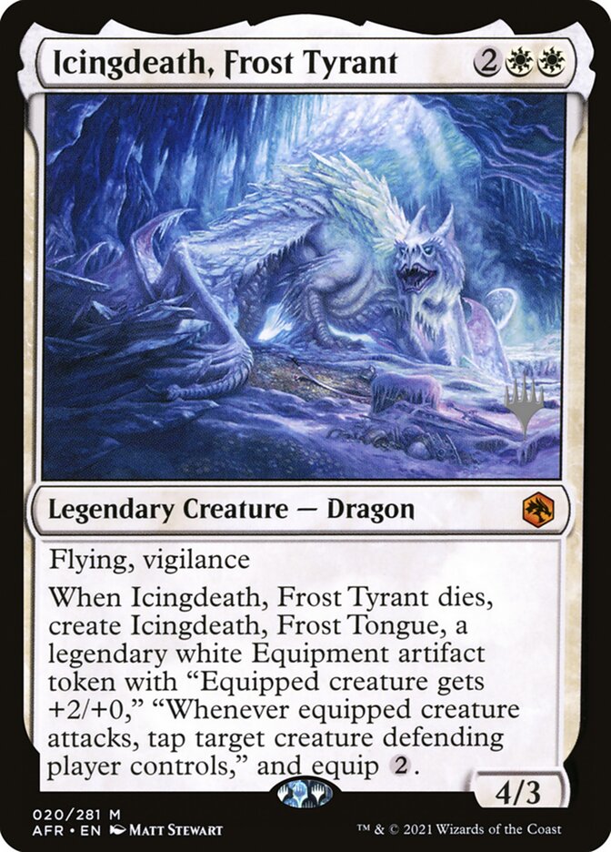 Icingdeath, Frost Tyrant card front