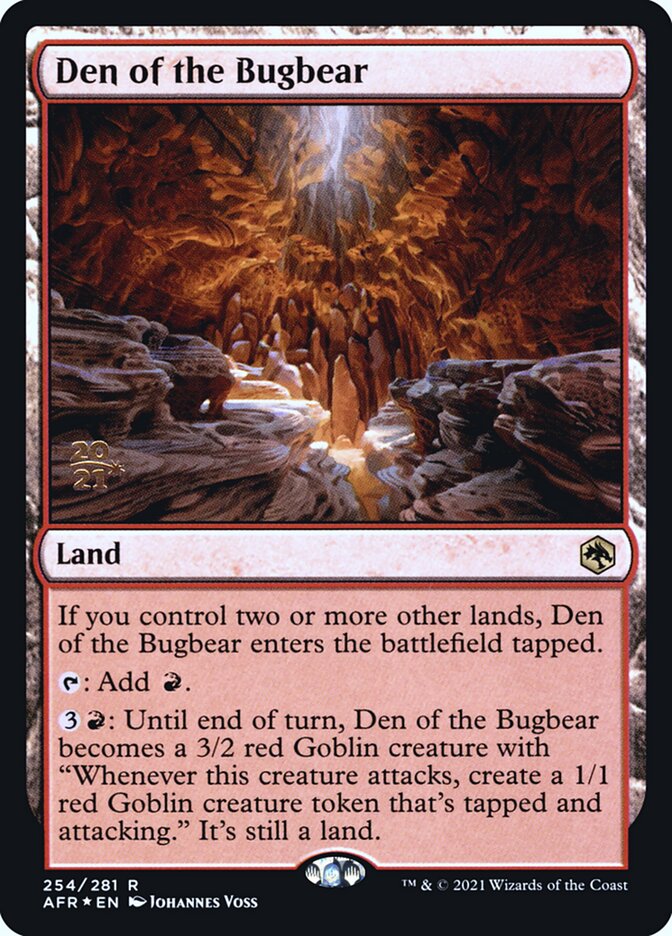Den of the Bugbear card front