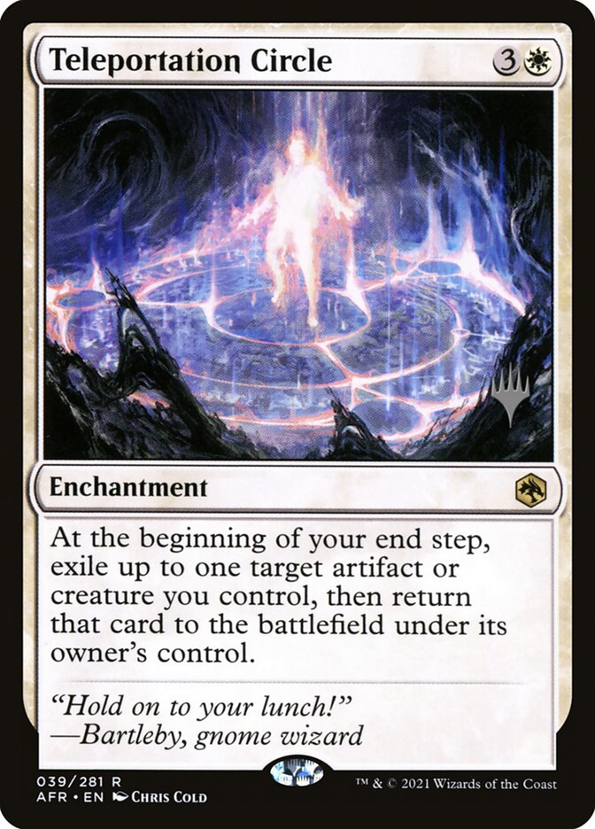 Teleportation Circle card front