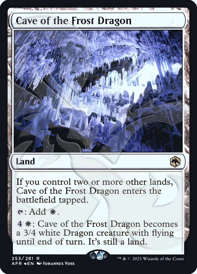 Cave of the Frost Dragon card front