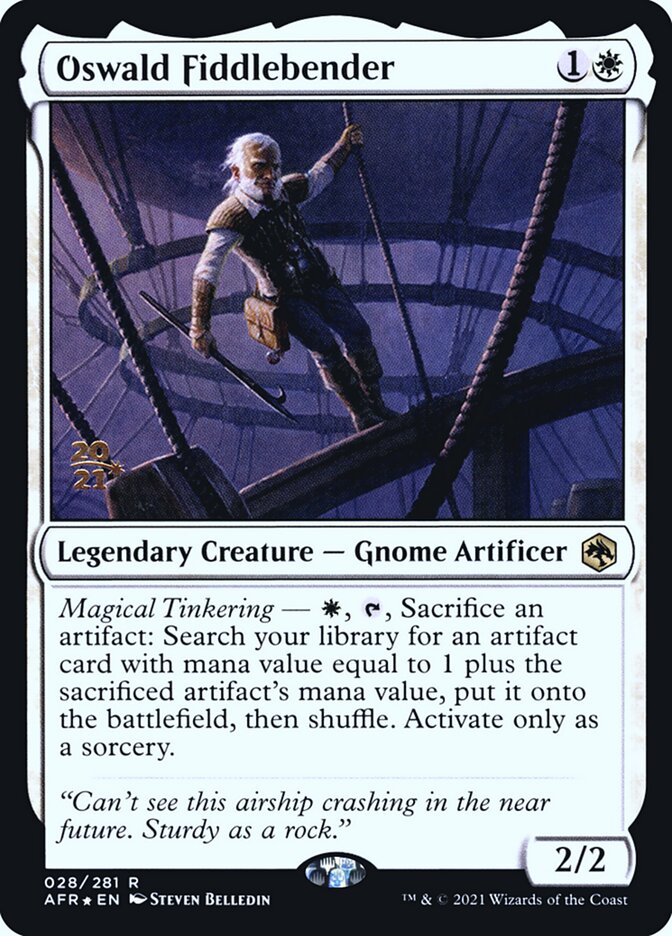 Oswald Fiddlebender card front