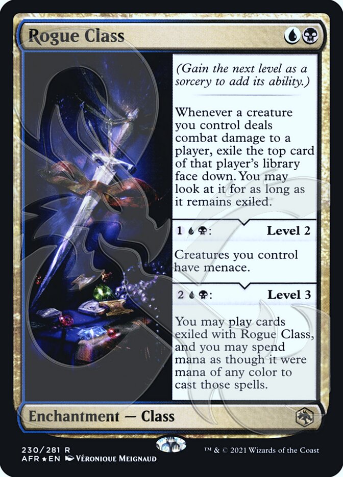 Rogue Class card front