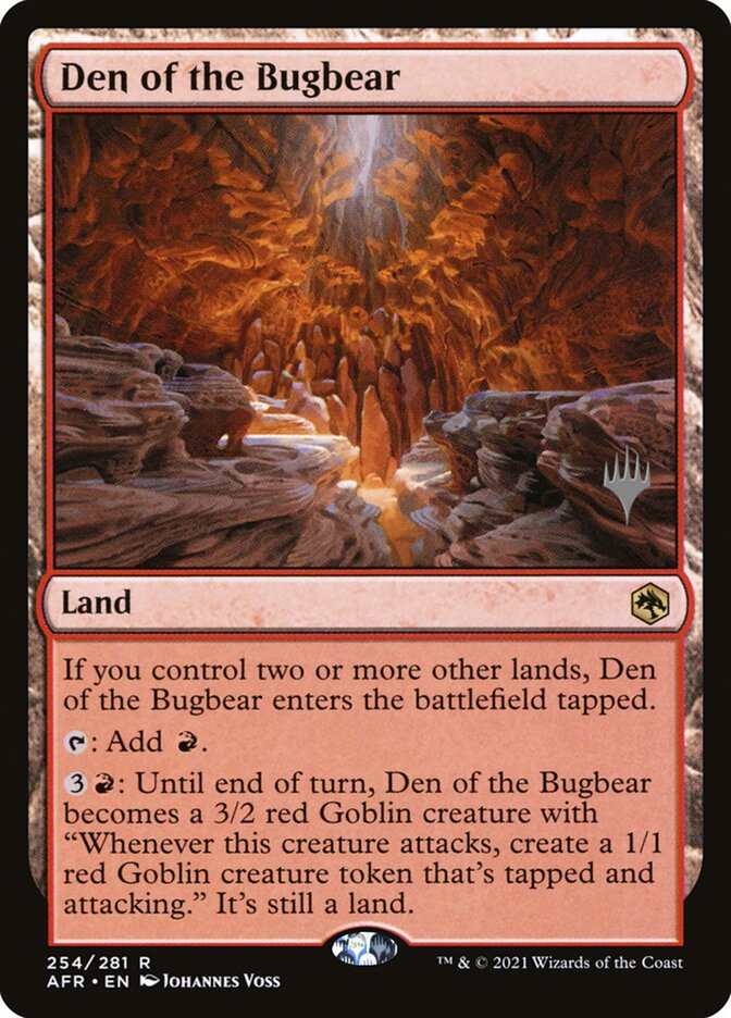 Den of the Bugbear card front
