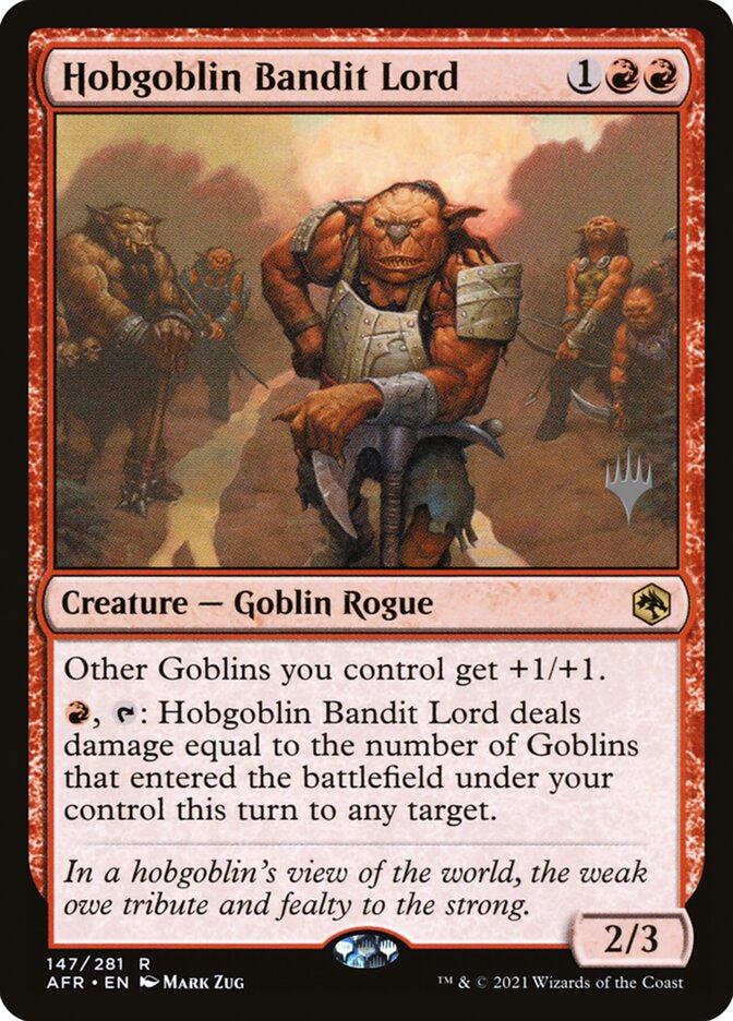 Hobgoblin Bandit Lord card front