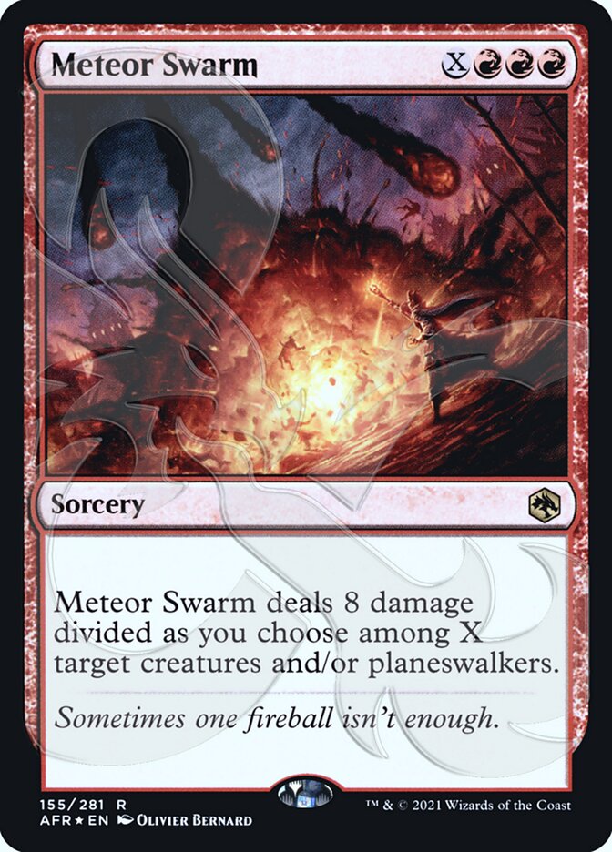 Meteor Swarm card front