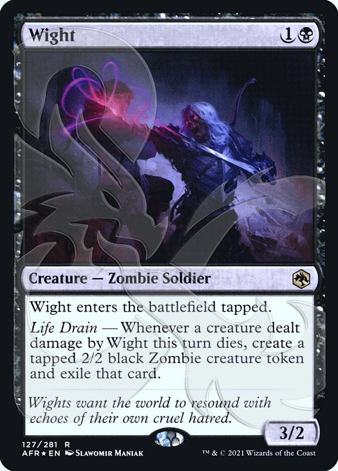 Wight card front