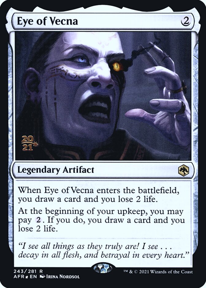 Eye of Vecna card front