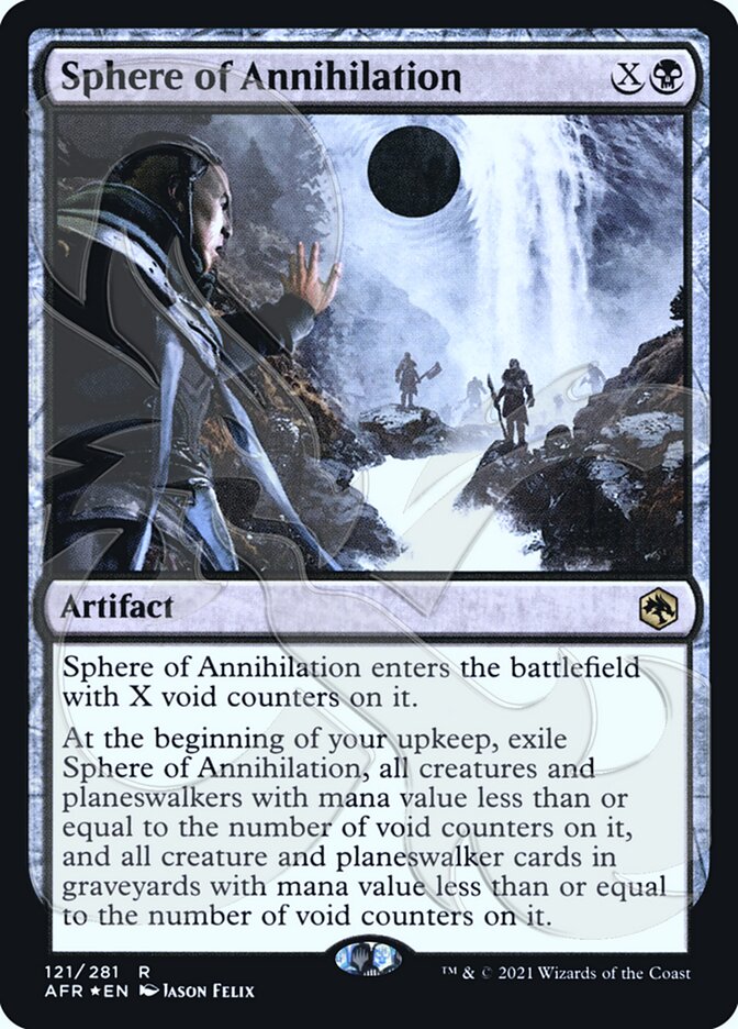 Sphere of Annihilation card front