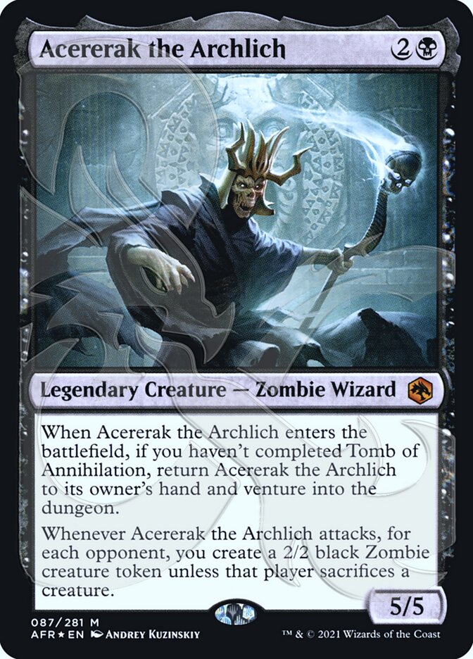 Acererak the Archlich card front