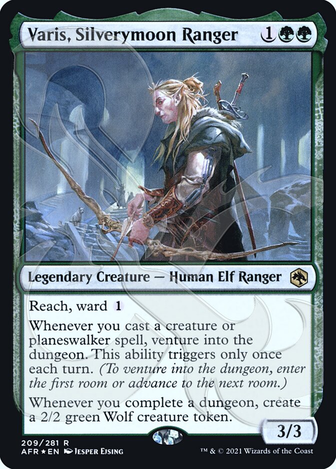 Varis, Silverymoon Ranger card front