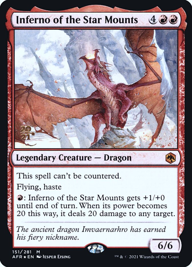 Inferno of the Star Mounts card front
