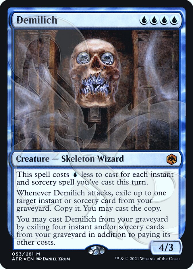 Demilich card front