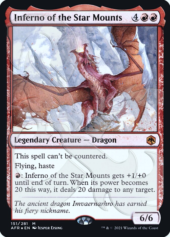 Inferno of the Star Mounts card front