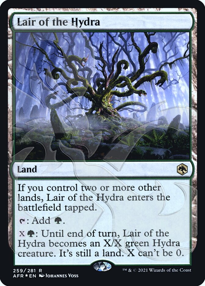 Lair of the Hydra card front