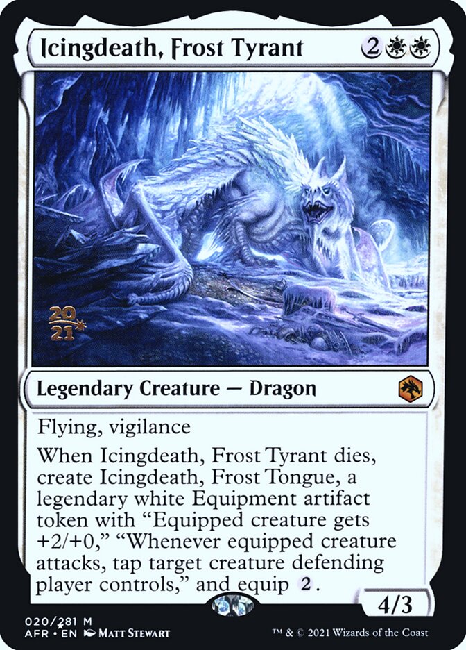 Icingdeath, Frost Tyrant card front