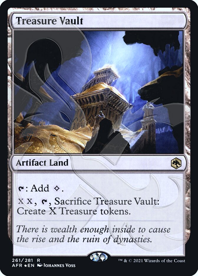 Treasure Vault card front