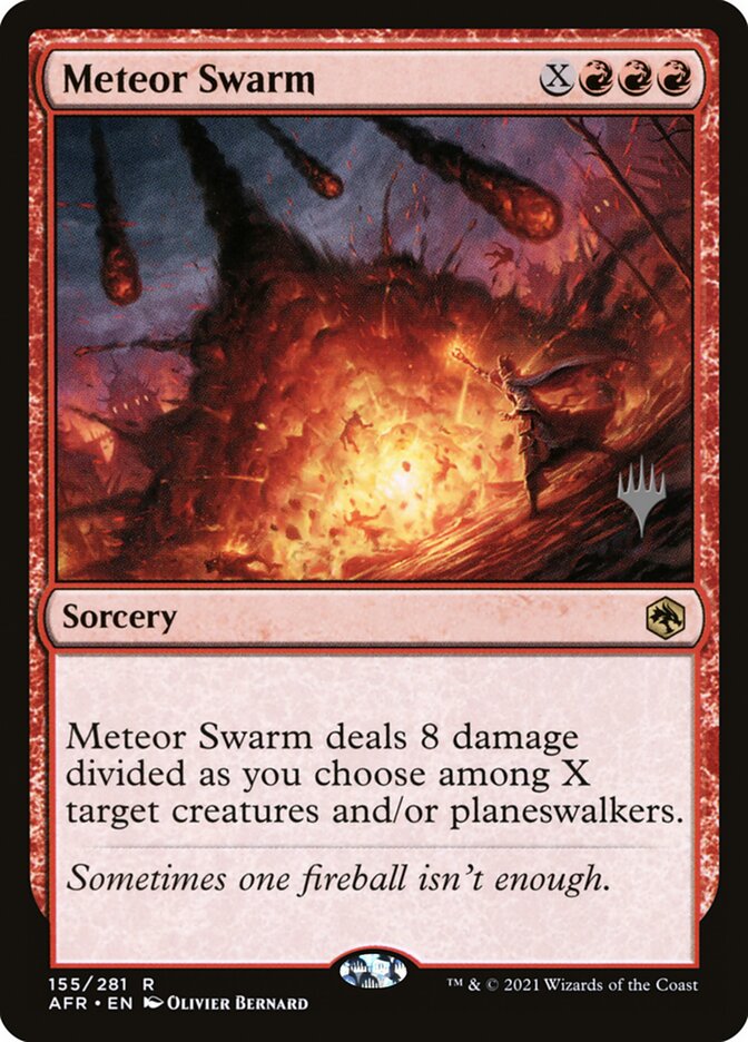 Meteor Swarm card front