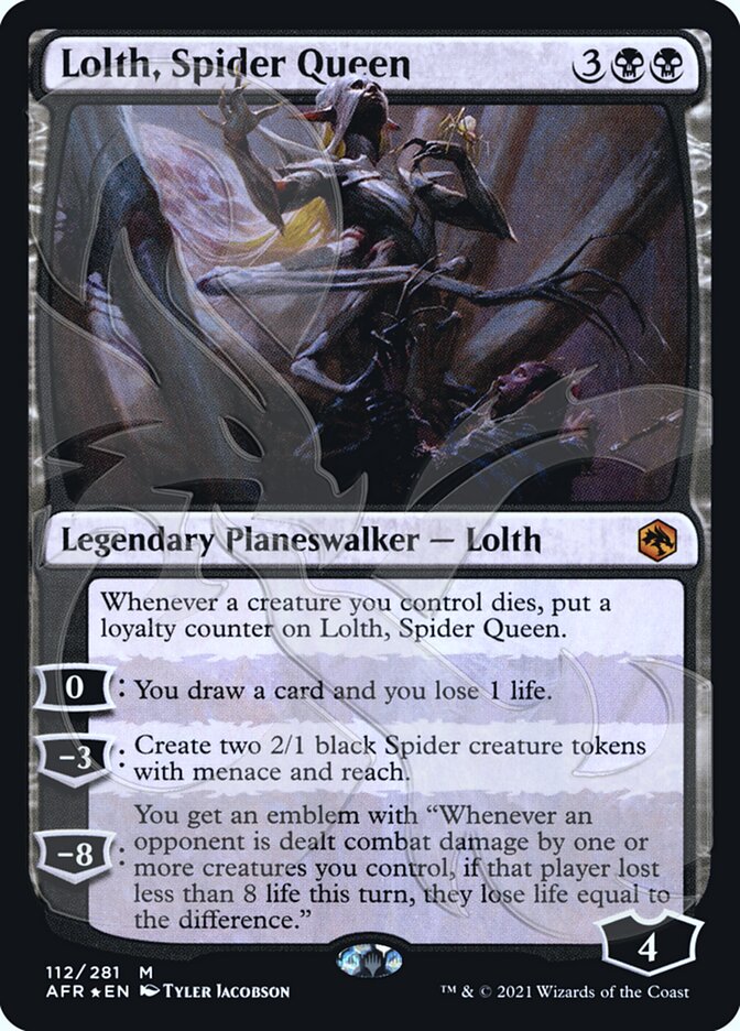 Lolth, Spider Queen card front