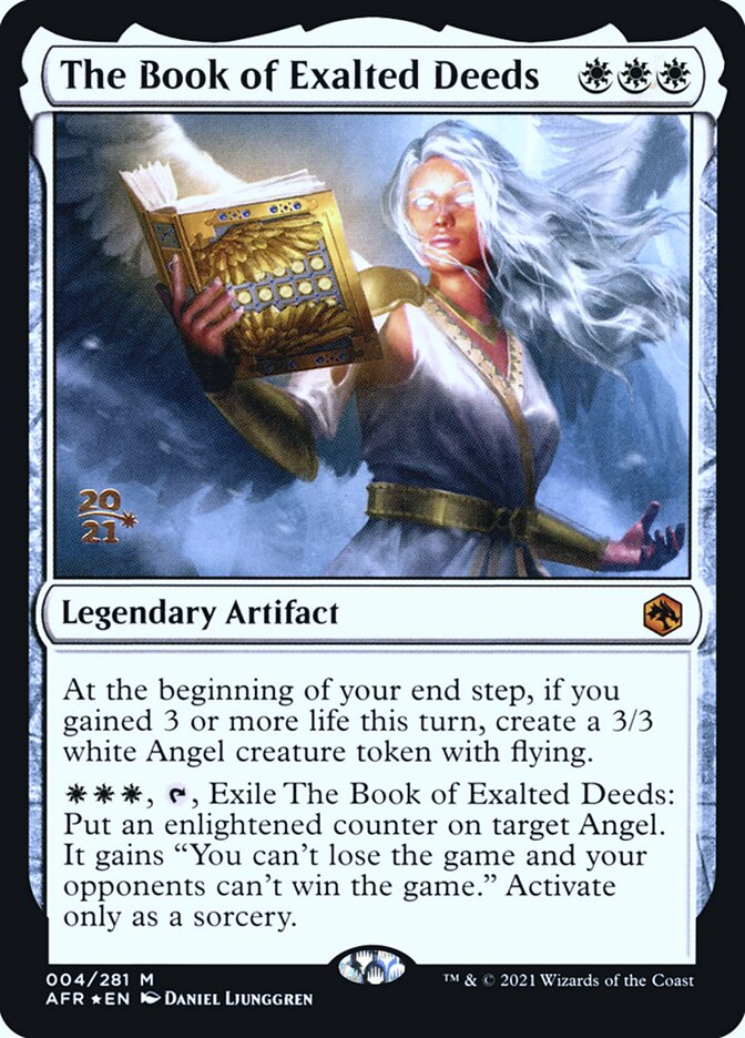 The Book of Exalted Deeds card front