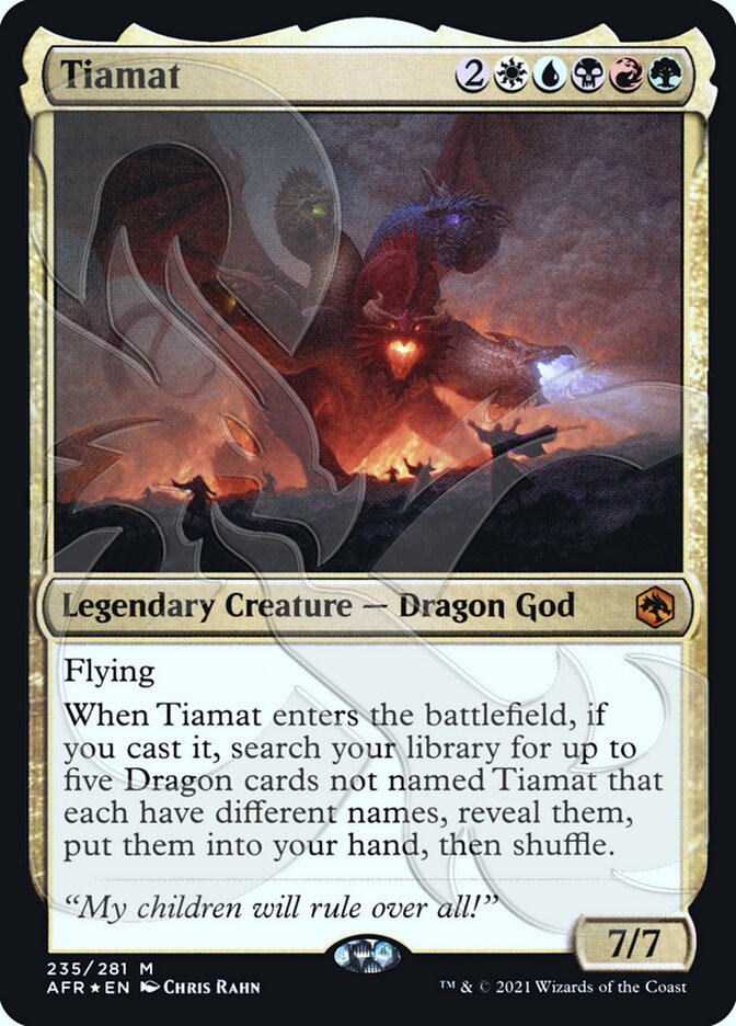 Tiamat card front