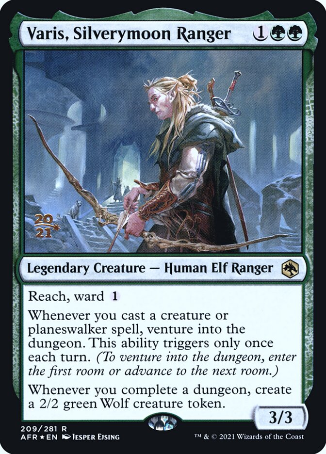Varis, Silverymoon Ranger card front