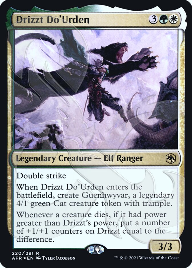Drizzt Do'Urden card front