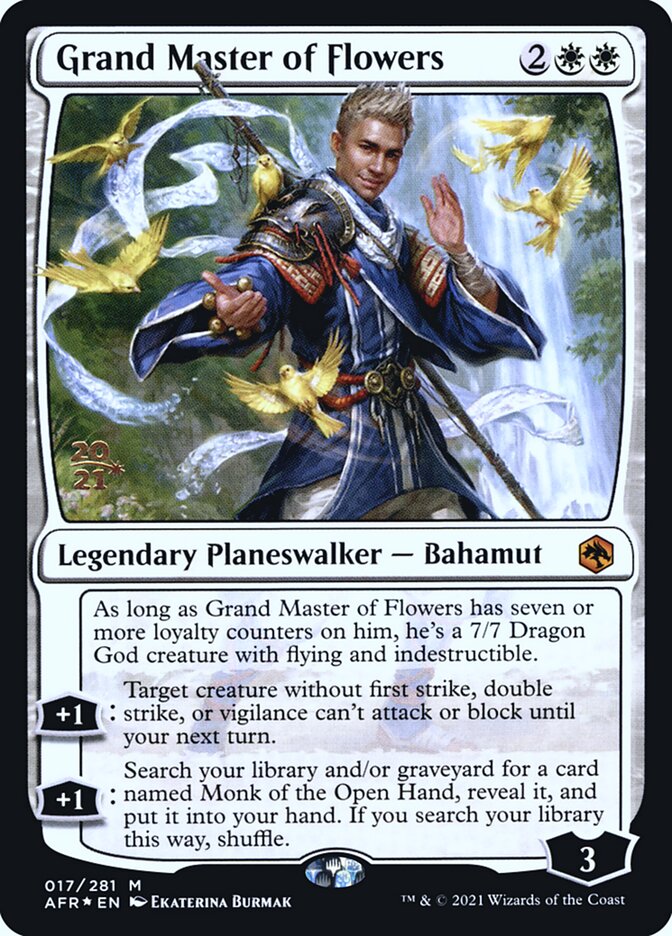 Grand Master of Flowers card front