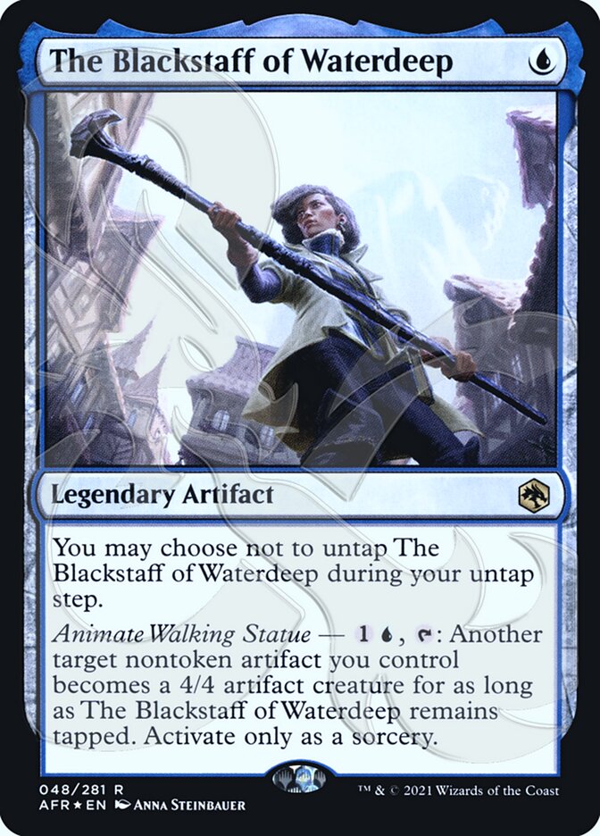 The Blackstaff of Waterdeep card front