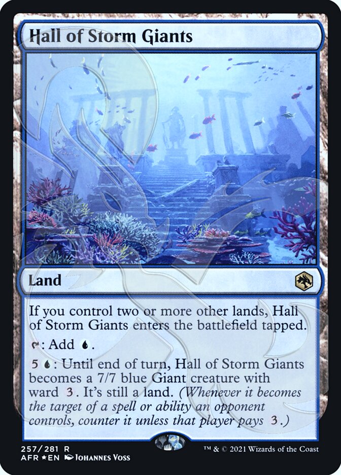 Hall of Storm Giants card front